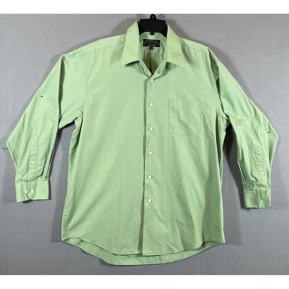 Alexander Julian Colour Shirt Long Sleeve Men's Large 16-16‎ 1/2